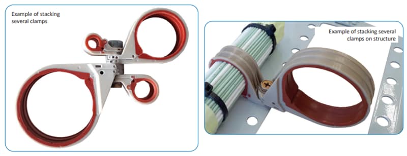 Amphenol Air LB France CC5516 Light Cable Clamps